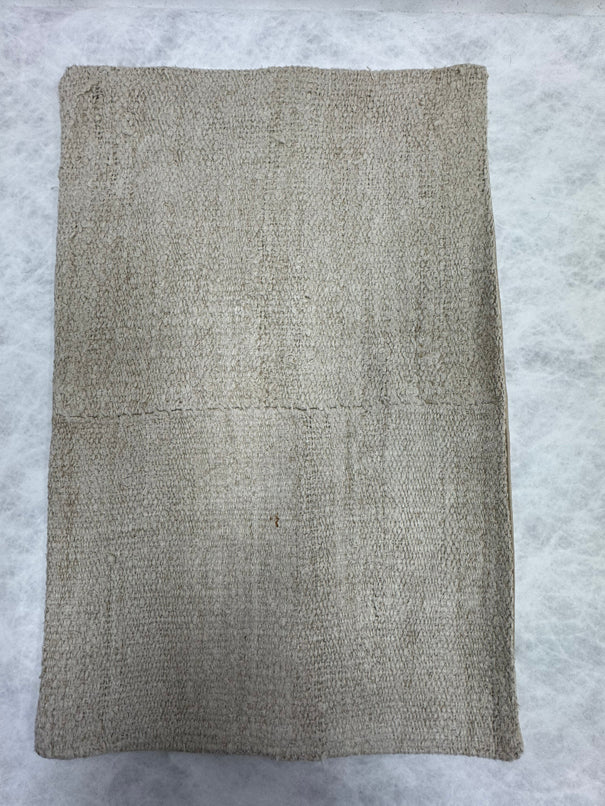 Turkish Hemp Pillow Cushion Natural Beige Pillow Cushion Cover 16" x 24" #30185