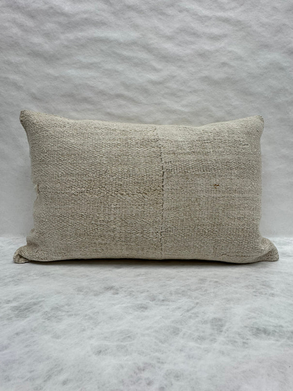 Turkish Hemp Pillow Cushion Natural Beige Pillow Cushion Cover 16" x 24" #30185