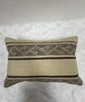 Turkish Hemp Pillow Cushion Natural Beige Brown Pillow Cushion Cover 16" x 24" #30193