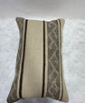 Turkish Hemp Pillow Cushion Natural Beige Brown Pillow Cushion Cover 16" x 24" #30193