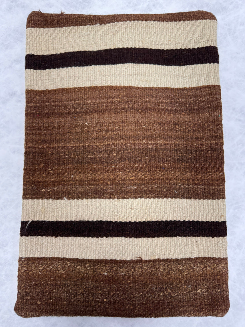 Turkish Hemp Pillow Cushion Natural Beige Brown Pillow Cushion Cover 16" x 24" #30192