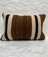 Turkish Hemp Pillow Cushion Natural Beige Brown Pillow Cushion Cover 16" x 24" #30192