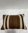 Turkish Hemp Pillow Cushion Natural Beige Brown Pillow Cushion Cover 16" x 24" #30192