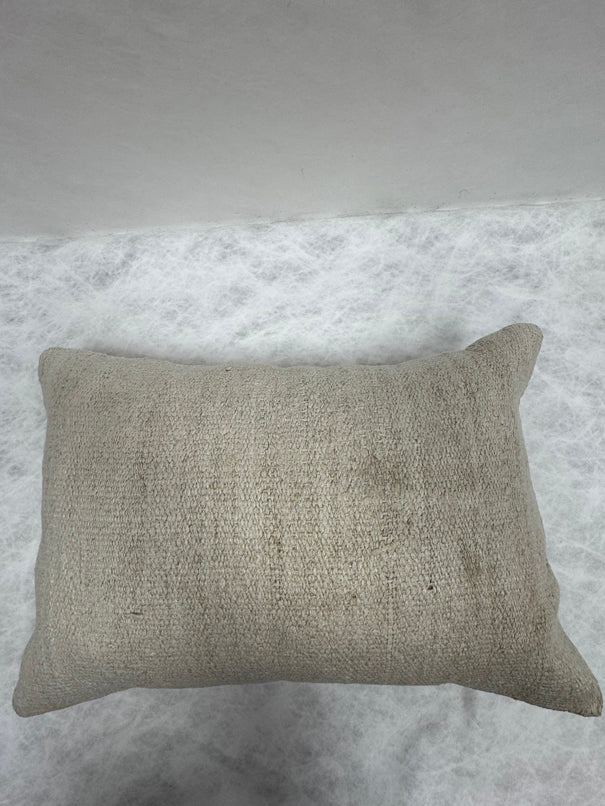 Turkish Hemp Pillow Cushion Natural Beige Pillow Cushion Cover 16" x 24" #30201