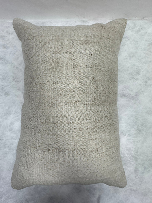 Turkish Hemp Pillow Cushion Natural Beige Pillow Cushion Cover 16" x 24" #30201
