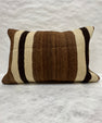 Turkish Hemp Pillow Cushion Natural Beige Brown Pillow Cushion Cover 16" x 24" #30200