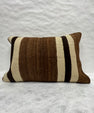 Turkish Hemp Pillow Cushion Natural Beige Brown Pillow Cushion Cover 16" x 24" #30200