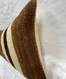 Turkish Hemp Pillow Cushion Natural Beige Brown Pillow Cushion Cover 16" x 24" #30200