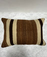 Turkish Hemp Pillow Cushion Natural Beige Brown Pillow Cushion Cover 16" x 24" #30200