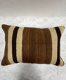 Turkish Hemp Pillow Cushion Natural Beige Brown Pillow Cushion Cover 16" x 24" #30200