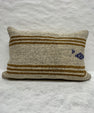 Turkish Hemp Pillow Cushion Natural Beige Brown Pillow Cushion Cover 16" x 24" #30199