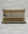 Turkish Hemp Pillow Cushion Natural Beige Brown Pillow Cushion Cover 16" x 24" #30199