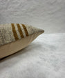 Turkish Hemp Pillow Cushion Natural Beige Brown Pillow Cushion Cover 16" x 24" #30199