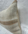 Turkish Hemp Pillow Cushion Natural Beige Brown Pillow Cushion Cover 16" x 24" #30209