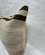 Turkish Hemp Pillow Cushion Natural Beige Black Pillow Cushion Cover 16" x 24" #30208
