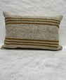 Turkish Hemp Pillow Cushion Natural Beige Brown Pillow Cushion Cover 16" x 24" #30205