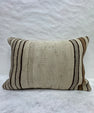 Turkish Hemp Pillow Cushion Natural Beige Brown Pillow Cushion Cover 16" x 24" #30204