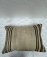Turkish Hemp Pillow Cushion Natural Beige Brown Pillow Cushion Cover 16" x 24" #30204