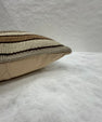 Turkish Hemp Pillow Cushion Natural Beige Brown Pillow Cushion Cover 16" x 24" #30204