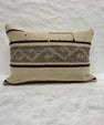 Turkish Hemp Pillow Cushion Natural Beige Brown Pillow Cushion Cover 16" x 24" #30196