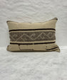Turkish Hemp Pillow Cushion Natural Beige Brown Pillow Cushion Cover 16" x 24" #30196