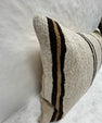 Turkish Hemp Pillow Cushion Natural Beige Brown Pillow Cushion Cover 16" x 24" #30195