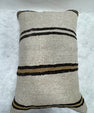 Turkish Hemp Pillow Cushion Natural Beige Brown Pillow Cushion Cover 16" x 24" #30195