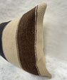 Turkish Hemp Pillow Cushion Natural Beige Brown Pillow Cushion Cover 16" x 24" #30216