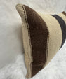 Turkish Hemp Pillow Cushion Natural Beige Brown Pillow Cushion Cover 16" x 24" #30216