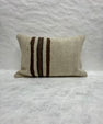Turkish Hemp Pillow Cushion Natural Beige Brown Pillow Cushion Cover 16" x 24" #30215