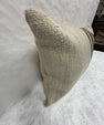Turkish Hemp Pillow Cushion Natural Beige Brown Pillow Cushion Cover 16" x 24" #30215