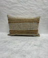 Turkish Hemp Pillow Cushion Natural Beige Brown Pillow Cushion Cover 16" x 24" #30213