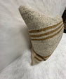 Turkish Hemp Pillow Cushion Natural Beige Brown Pillow Cushion Cover 16" x 24" #30213