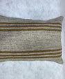Turkish Hemp Pillow Cushion Natural Beige Brown Pillow Cushion Cover 16" x 24" #30213