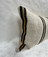 Turkish Hemp Pillow Cushion Natural Beige Brown Pillow Cushion Cover 16" x 24" #30214