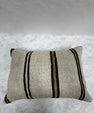 Turkish Hemp Pillow Cushion Natural Beige Brown Pillow Cushion Cover 16" x 24" #30214