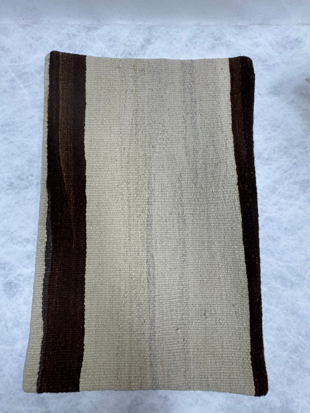 Turkish Hemp Pillow Cushion Natural Beige Brown Pillow Cushion Cover 16" x 24" #30212