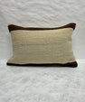 Turkish Hemp Pillow Cushion Natural Beige Brown Pillow Cushion Cover 16" x 24" #30212