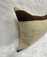 Turkish Hemp Pillow Cushion Natural Beige Brown Pillow Cushion Cover 16" x 24" #30212