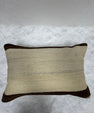 Turkish Hemp Pillow Cushion Natural Beige Brown Pillow Cushion Cover 16" x 24" #30212