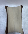 Turkish Hemp Pillow Cushion Natural Beige Brown Pillow Cushion Cover 16" x 24" #30212