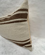 Turkish Hemp Pillow Cushion Natural Beige Brown Pillow Cushion Cover 16" x 24" #30211
