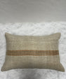 Turkish Hemp Pillow Cushion Natural Beige Brown Pillow Cushion Cover 16" x 24" #30103