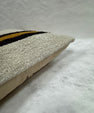 Turkish Hemp Pillow Cushion Natural Beige Rust Pillow Cushion Cover 16" x 24" #30106