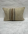 Turkish Hemp Pillow Cushion Natural Beige Brown Pillow Cushion Cover 16" x 24" #30033