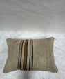 Turkish Hemp Pillow Cushion Natural Beige Brown Pillow Cushion Cover 16" x 24" #30033