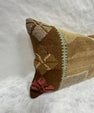 Turkish Hemp Pillow Cushion Natural Tan Brown Pillow Cushion Cover 16" x 24" #30115