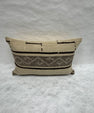 Turkish Hemp Pillow Cushion Natural Beige Dark Brown Pillow Cushion Cover 16" x 24" #30116
