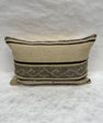 Turkish Hemp Pillow Cushion Natural Beige Dark Brown Pillow Cushion Cover 16" x 24" #30116