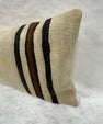 Turkish Hemp Pillow Cushion Natural Beige Brown Pillow Cushion Cover 16" x 24" #30104